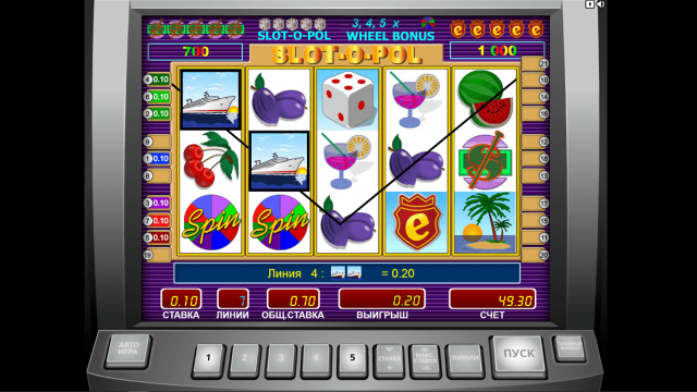 Характеристики слота Slot-O-Pol 6