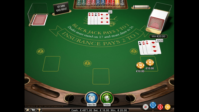 Бонусная игра Blackjack Professional Series 9